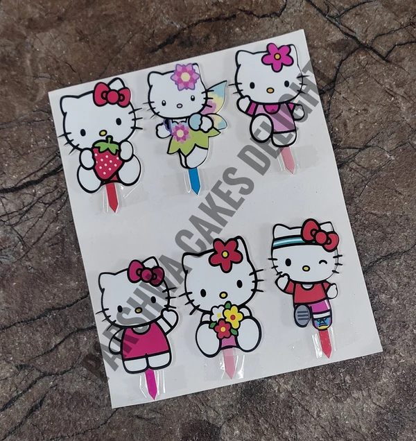 ACRYLIC THEME TOPPER - Kitty, Design 68