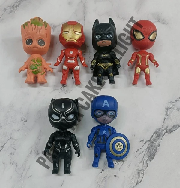 Superhero Toy Set - 6 Pcs Set