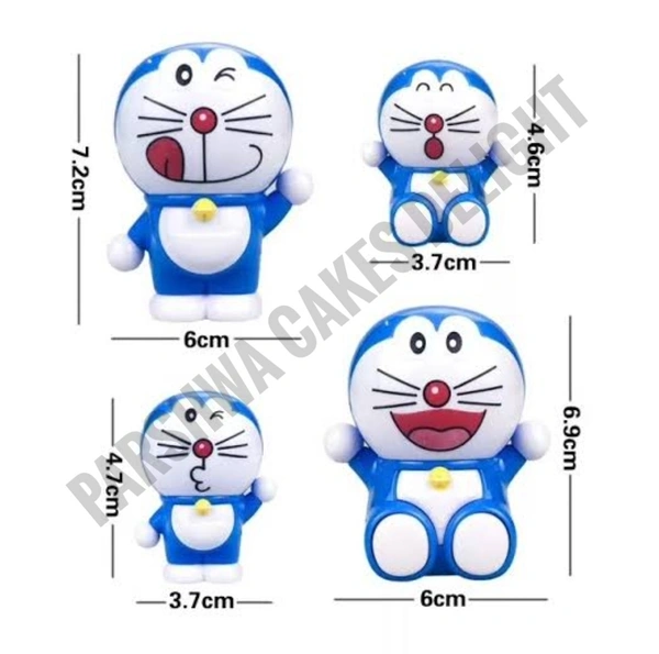 Doremon Toy Set - 4 Pcs Pack