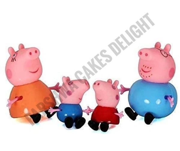 Peppa Pig Family Toy Set - 4 Pcs Set