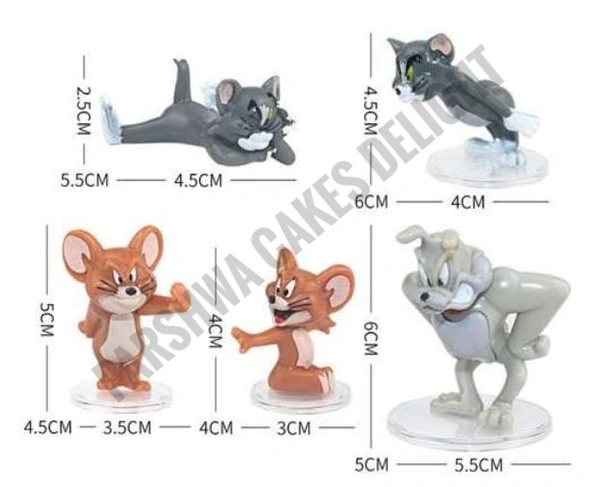 Tom & Jerry Toy - 5 Pcs Set