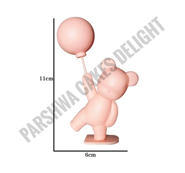 Teddy Toy - Peach, 1 Pc