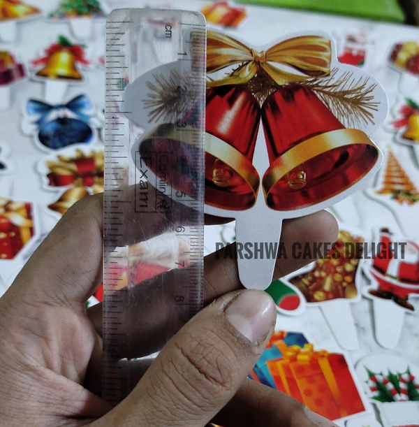 Christmas Character Paper Toppers - 10 Pcs Pack