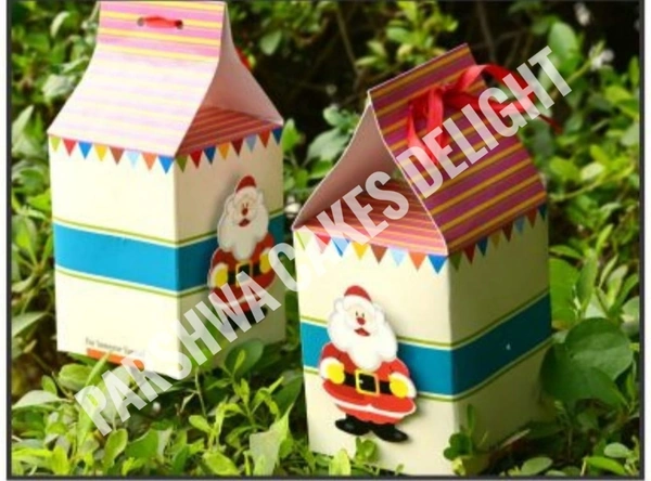 Santa Pop-up Container - Delight 2, 10 Pcs Pack, 7.5*7.5*17 Cm