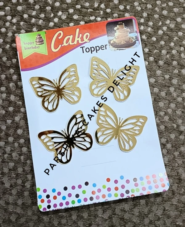 ACRYLIC BUTTERFLIES - 5 Pcs