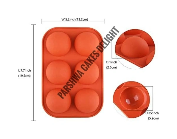 6 In 1 Sphere Mould