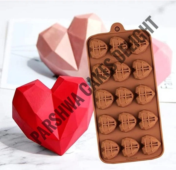 Chocolate Mould - 15 In 1 Heart Pinata Mould