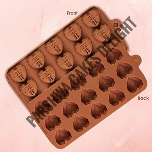 Chocolate Mould - 15 In 1 Heart Pinata Mould