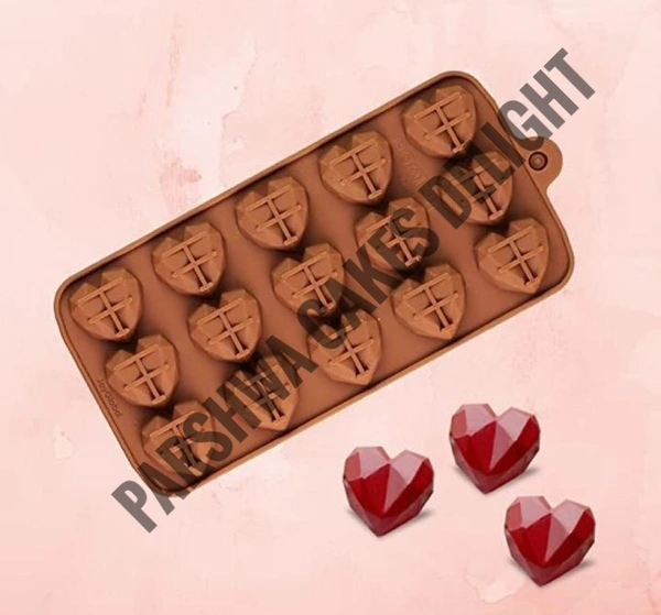 Chocolate Mould - 15 In 1 Heart Pinata Mould