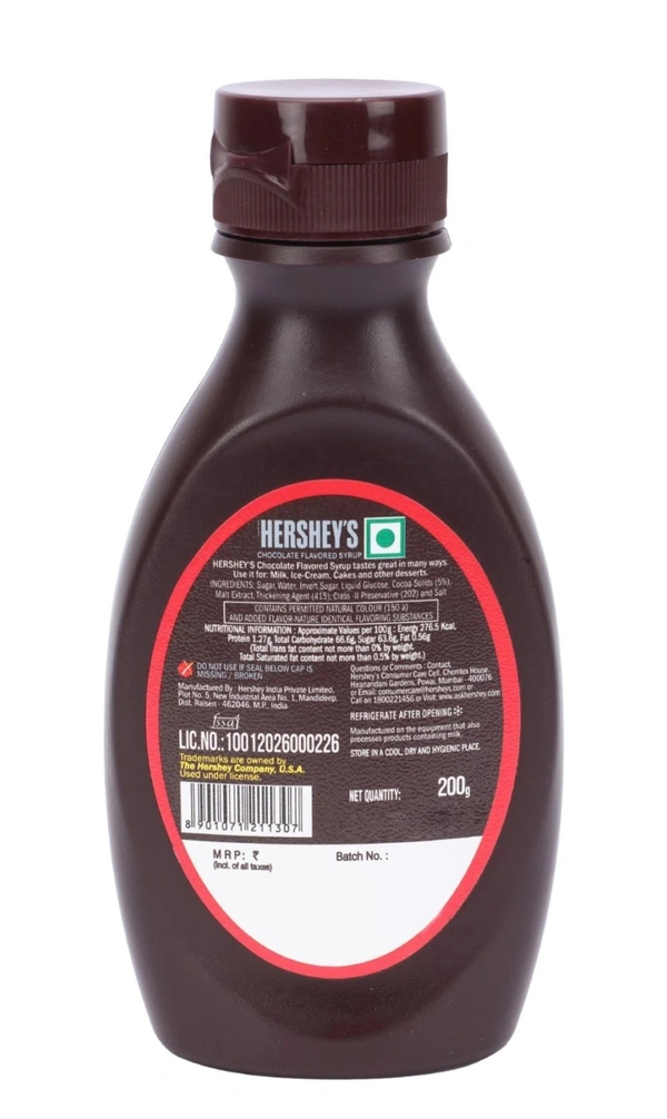 Hershey's Syrup Chocolate - 200g