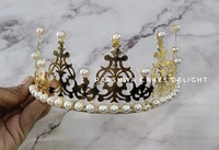Half Diamond Crown - Gold, 1 Pc, Delight 1