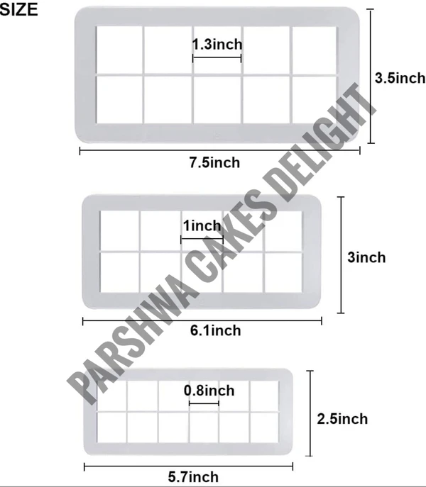 Geometric Cutter - Delight 2, 3 Pcs Set