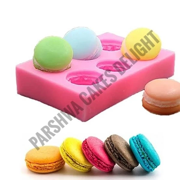 Macaron Fondant Mould - 6 In 1