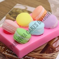 Macaron Fondant Mould - 6 In 1