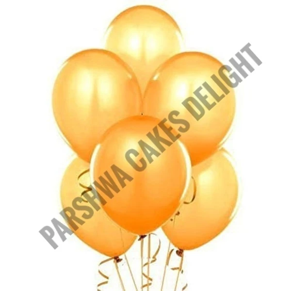 Metallic Baloons - Gold, 1 Pack Of 25 Pcs