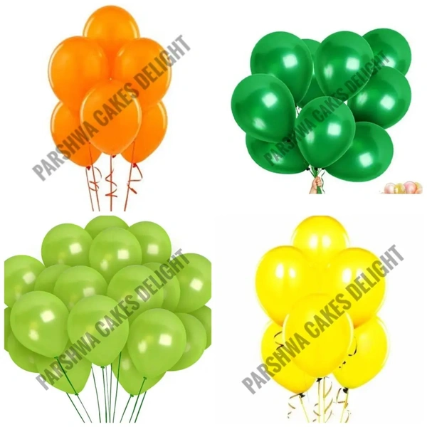 Metallic Baloons - 25 Pcs Packaging