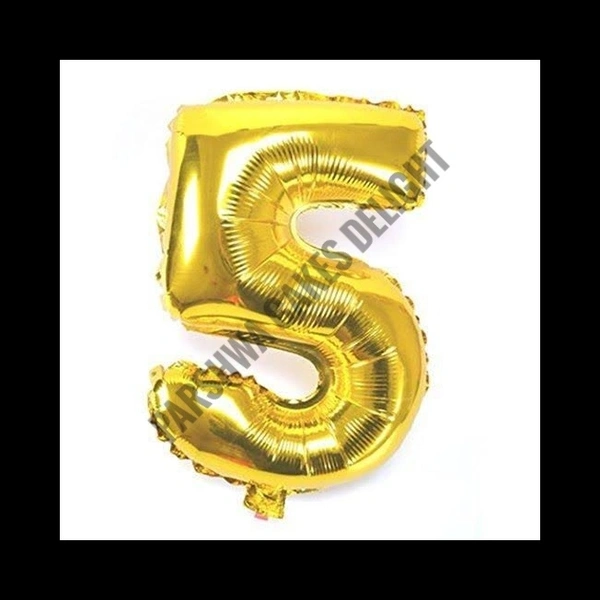 Numerical Foil Baloon - No 5, 16 Inches