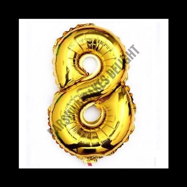 Numerical Foil Baloon - No 8, 16 Inches