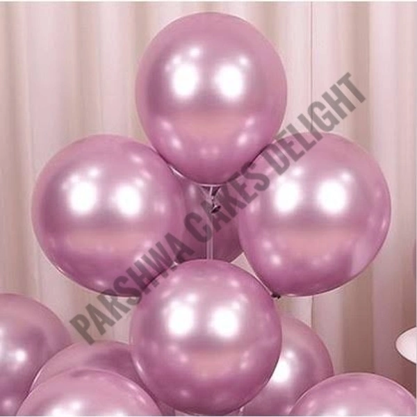 Chrome Baloons - Lilac, 1 Pack Of 50 Pcs