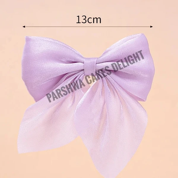 Ribbon Cake Topper - 1 Pc, Purple