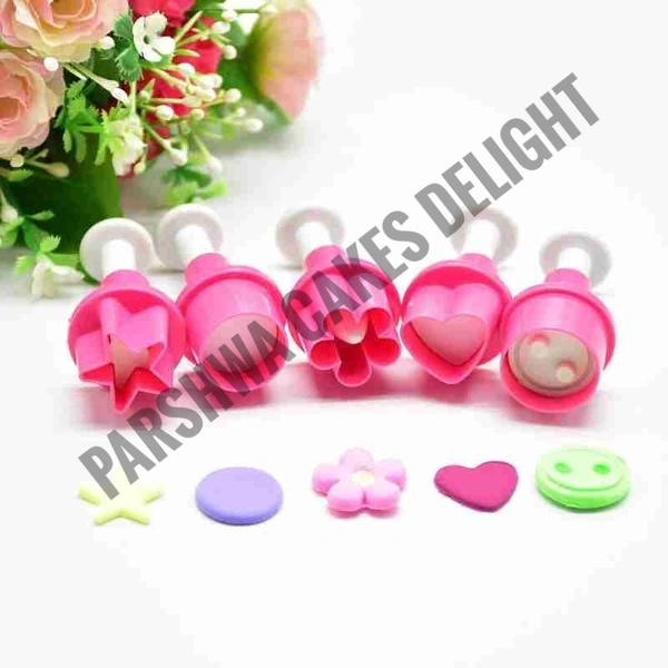 Fondant Cutters - 5 Pcs Pack