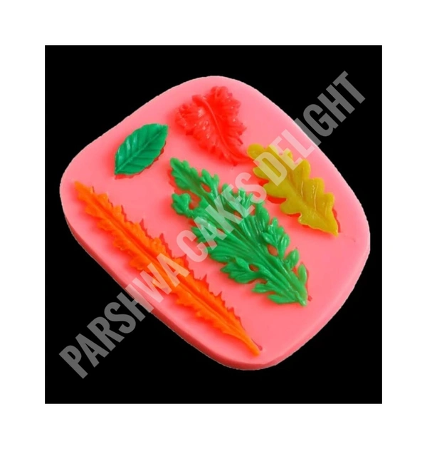 Leaf Fondant Mould - 5 In 1