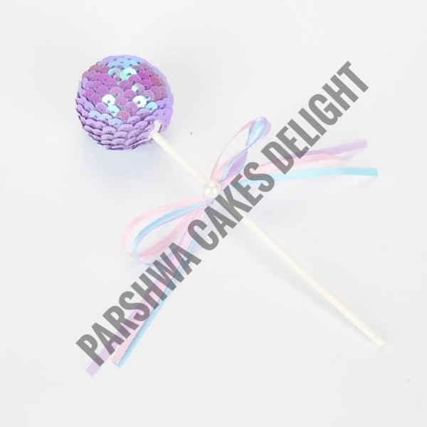 Lollipop Sequence Topper - 1 Pc, Purple