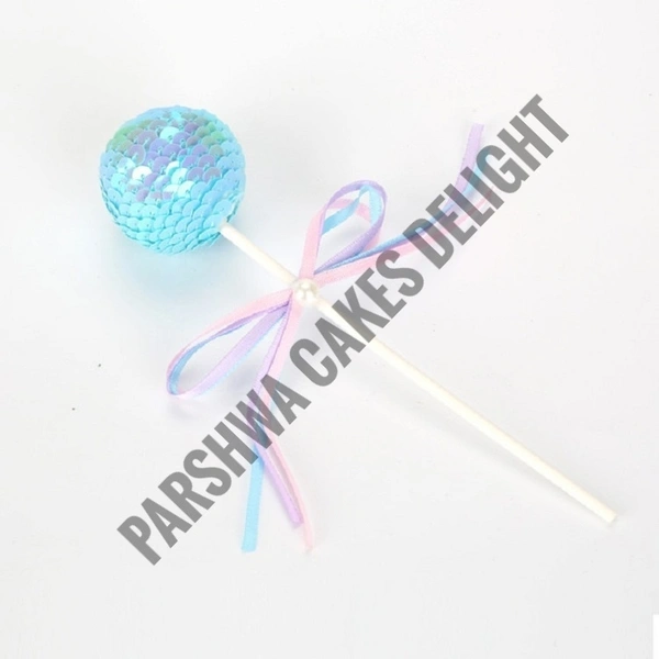 Lollipop Sequence Topper - Blue, 1 Pc