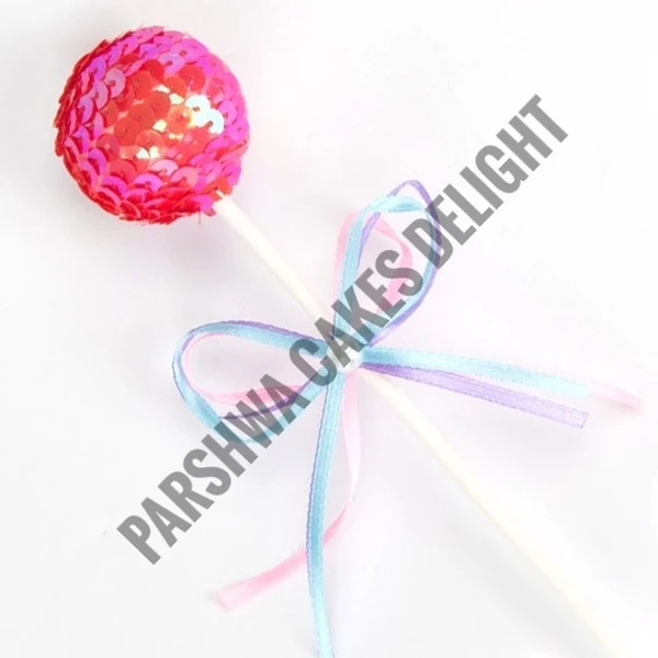 Lollipop Sequence Topper - Pink, 1 Pc