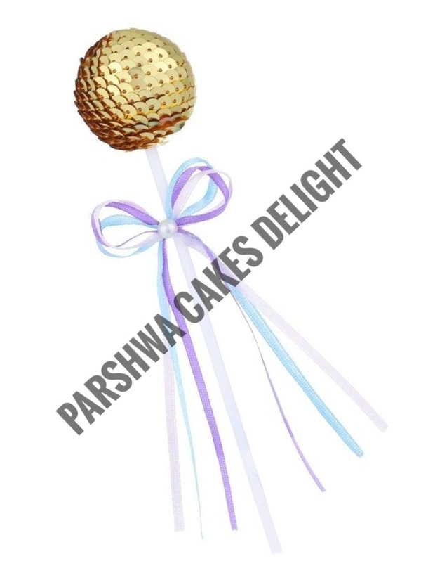 Lollipop Sequence Topper - Gold, 1 Pc