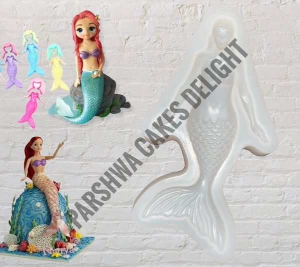 Mermaid Body Fondant Mould