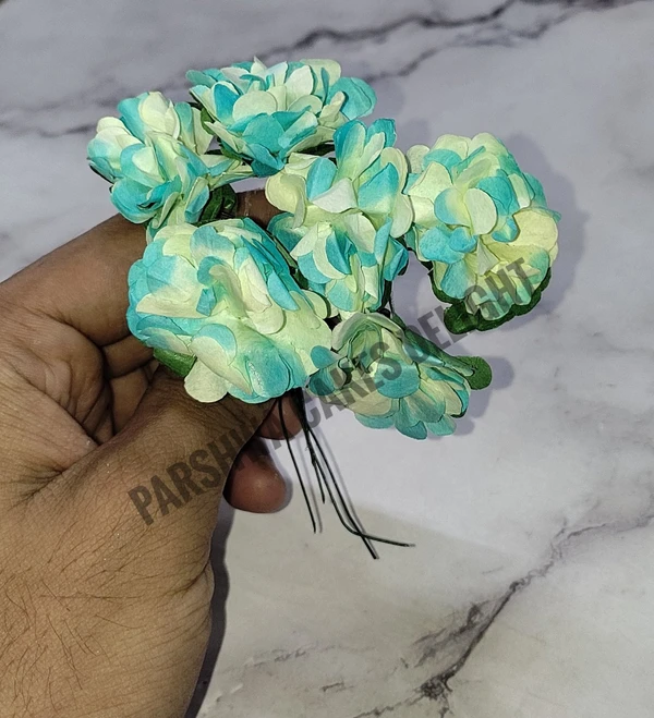 PAPER FLOWER - DELIGHT 67, 6 PCS BUNCH