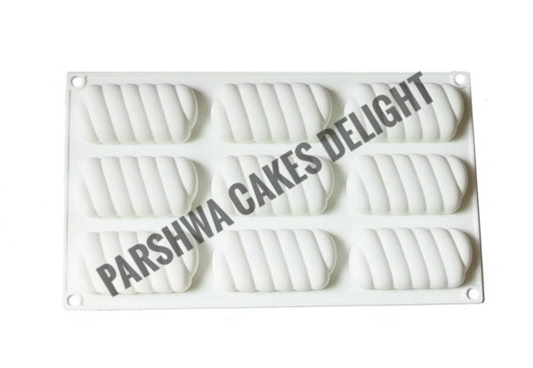 Silicone Cake Mould - Swirly Rectangular, 9 In 1