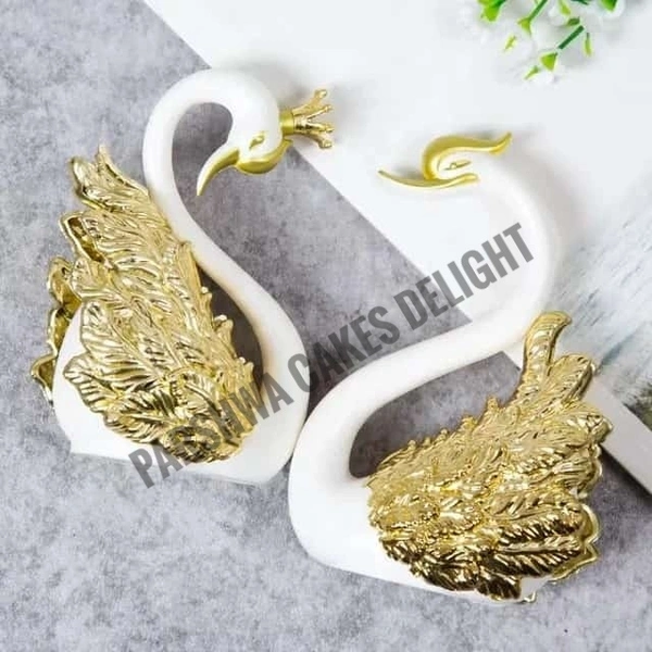 Swan Toy Set - Gold, 2 Pcs