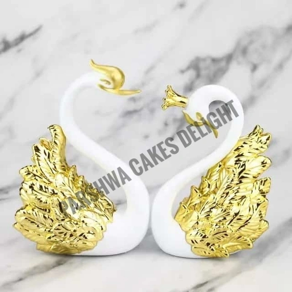 Swan Toy Set - Gold, 2 Pcs