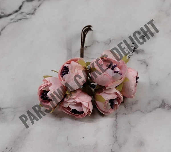 Peony Flower - Delight 349, 6 Pcs Bunch