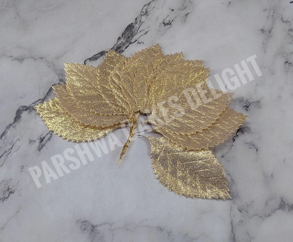 Artificial Gold Leaf - Big, Approx 12 Pcs
