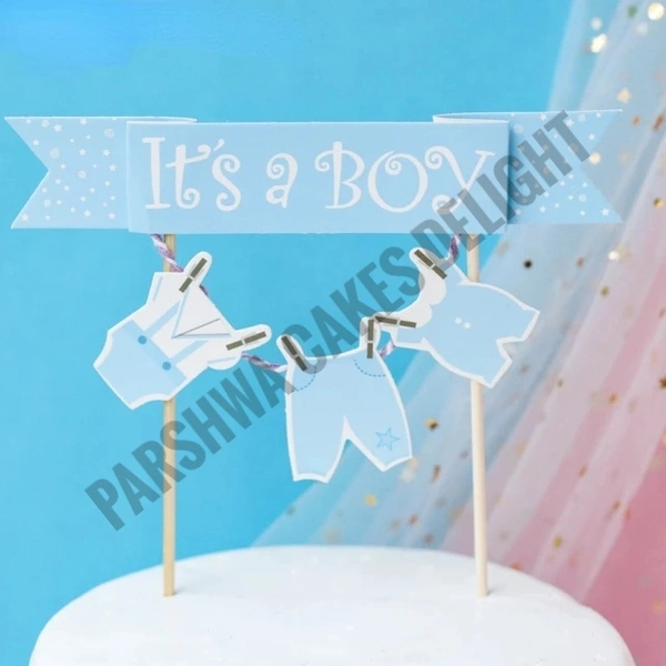 It's A Boy Banner Topper - 1 Pc