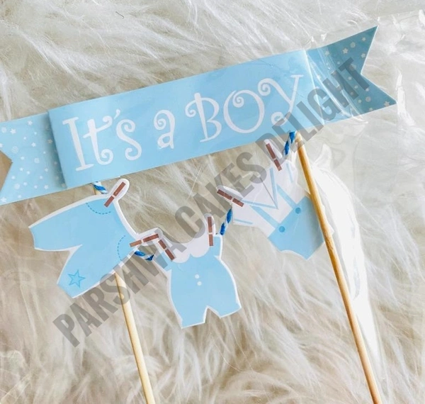 It's A Boy Banner Topper - 1 Pc