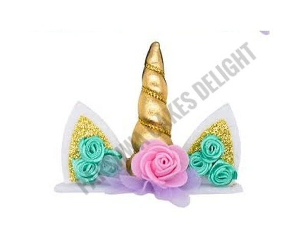 Unicorn Horn - Gold, 1 Pc