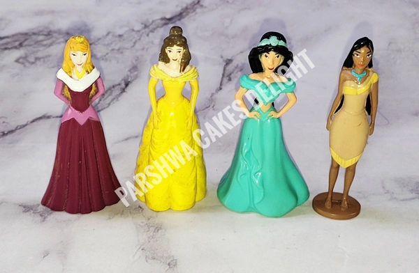 DISNEY PRINCESS DOLL SET - 3, 4 PCS SET