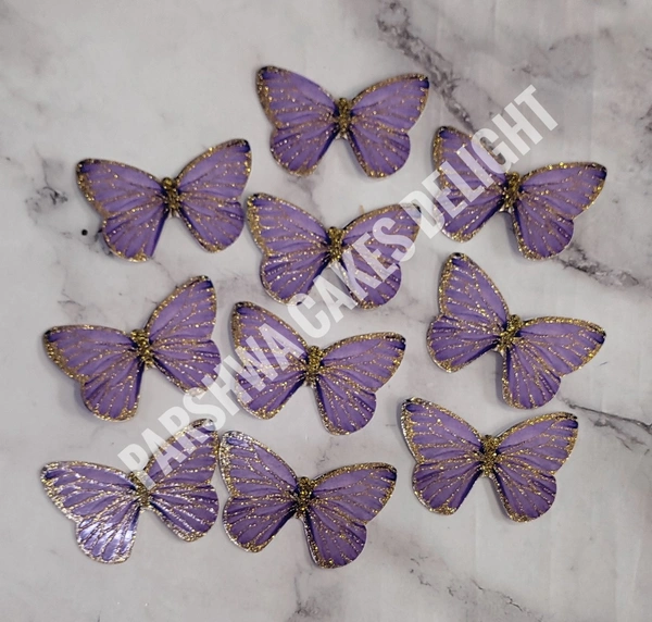 NON EDIBLE BUTTERFLY - DESIGN 19, PURPLE