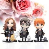 Harry Potter And Friends set Of 3 With Their Pets Action Figure Limited Edition