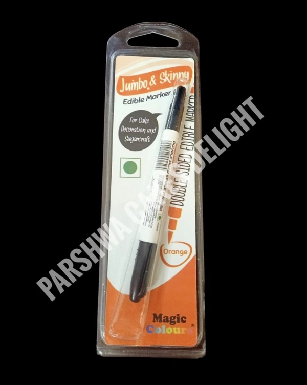 Magic Colours Edible Marker Pen for Cake - Orange