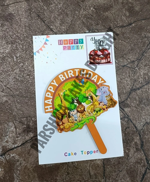 Mdf Cake Topper - Delight 7 Happy Birthday