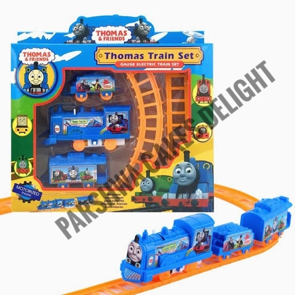 Thomas Train For Cake Decoration - Orange Tracks