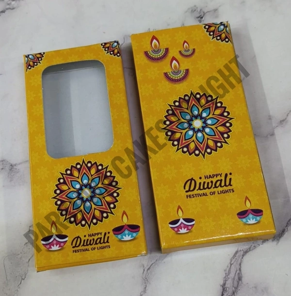 Diwali Bar Box - Yellow, Delight 2, 10 Pcs Pack