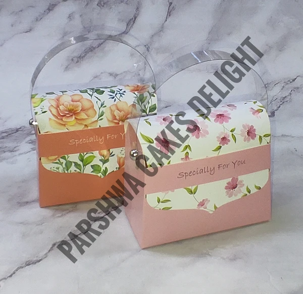 Hand Bag Box - 4*4*3.5 Inch, 12 Pcs Pack