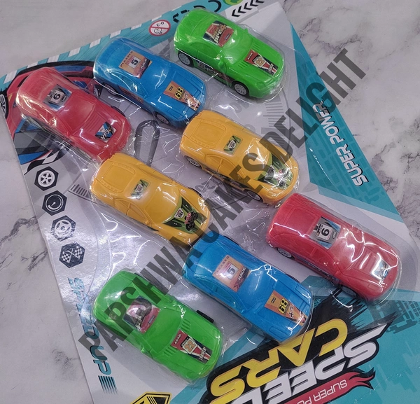 Super Power Speed Cars - 8 Pcs