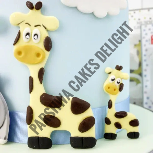 Giraffe Fondant Cutter - 2 Pcs